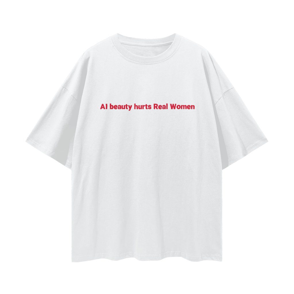 AI Beauty Hurts Real Women, Relaxed Street Tee