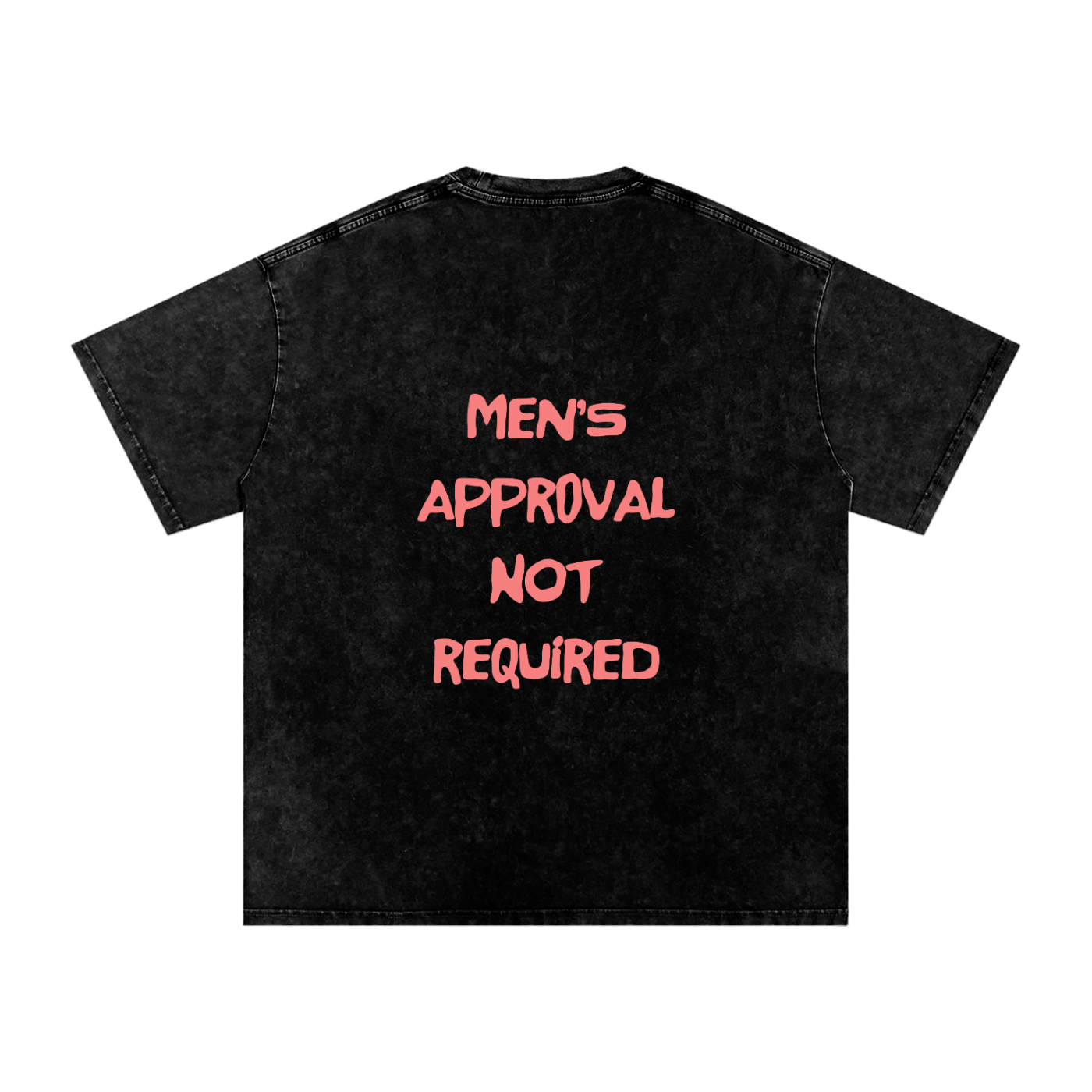 Men's Approval Not Required, Vintage Wash Oversized Tee