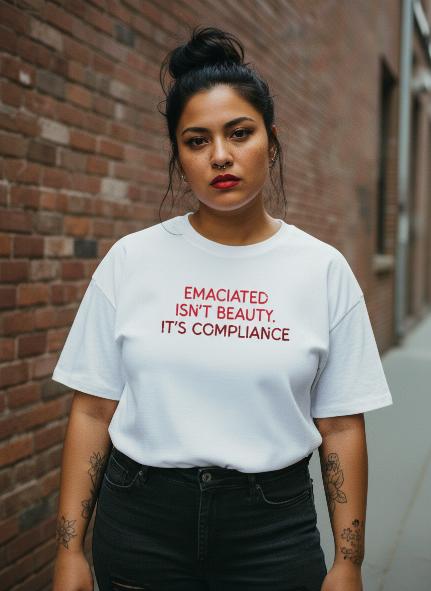 Emaciated Isn't Beauty, Relaxed Street Tee