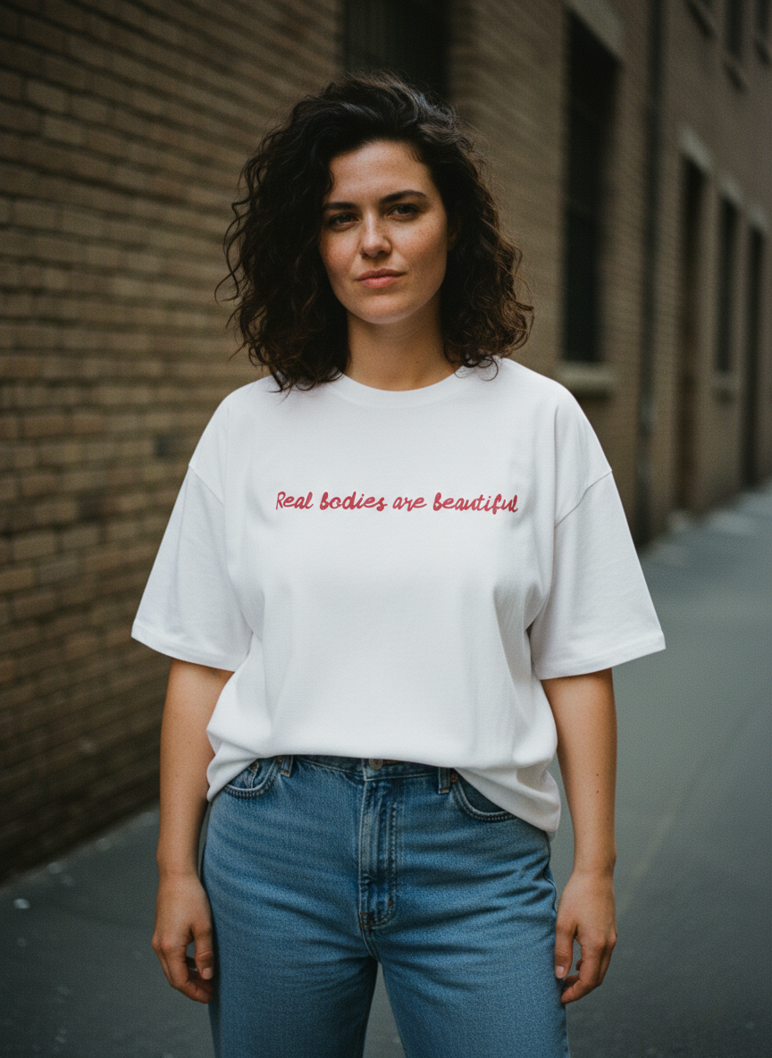 Real Bodies Are Beautiful, Relaxed Street Tee