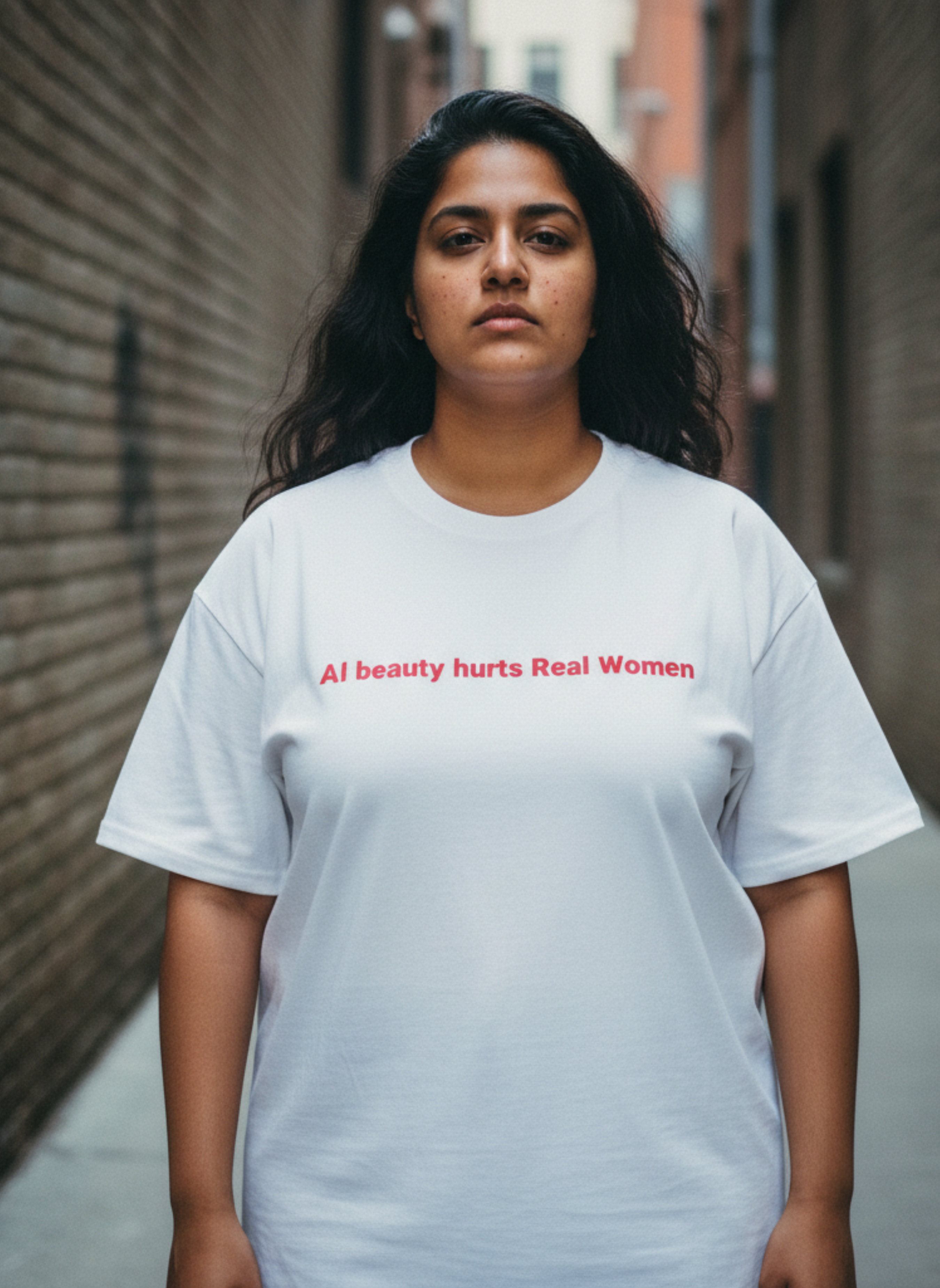 AI Beauty Hurts Real Women, Relaxed Street Tee