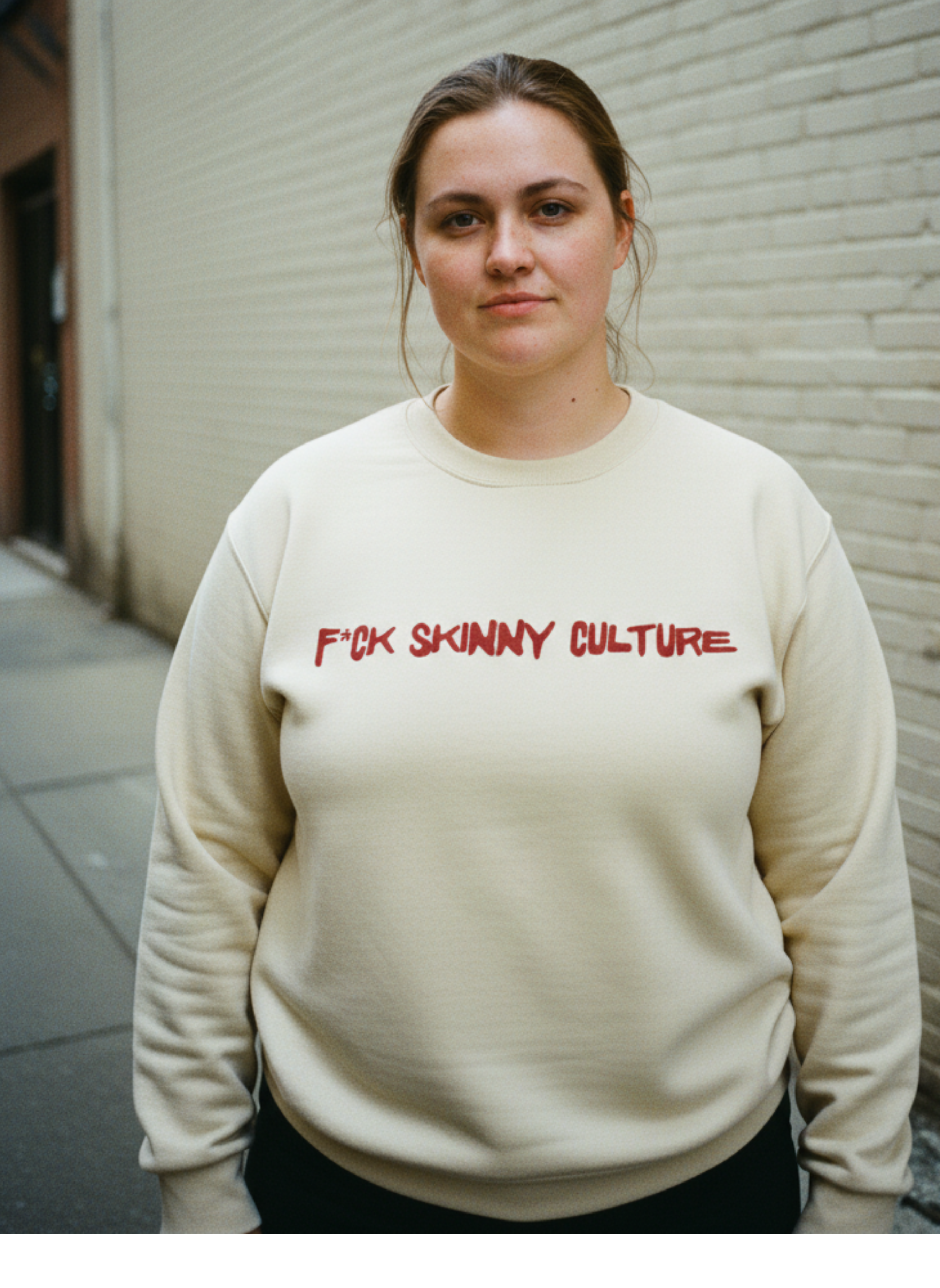 F*ck Skinny Culture, Crewneck
