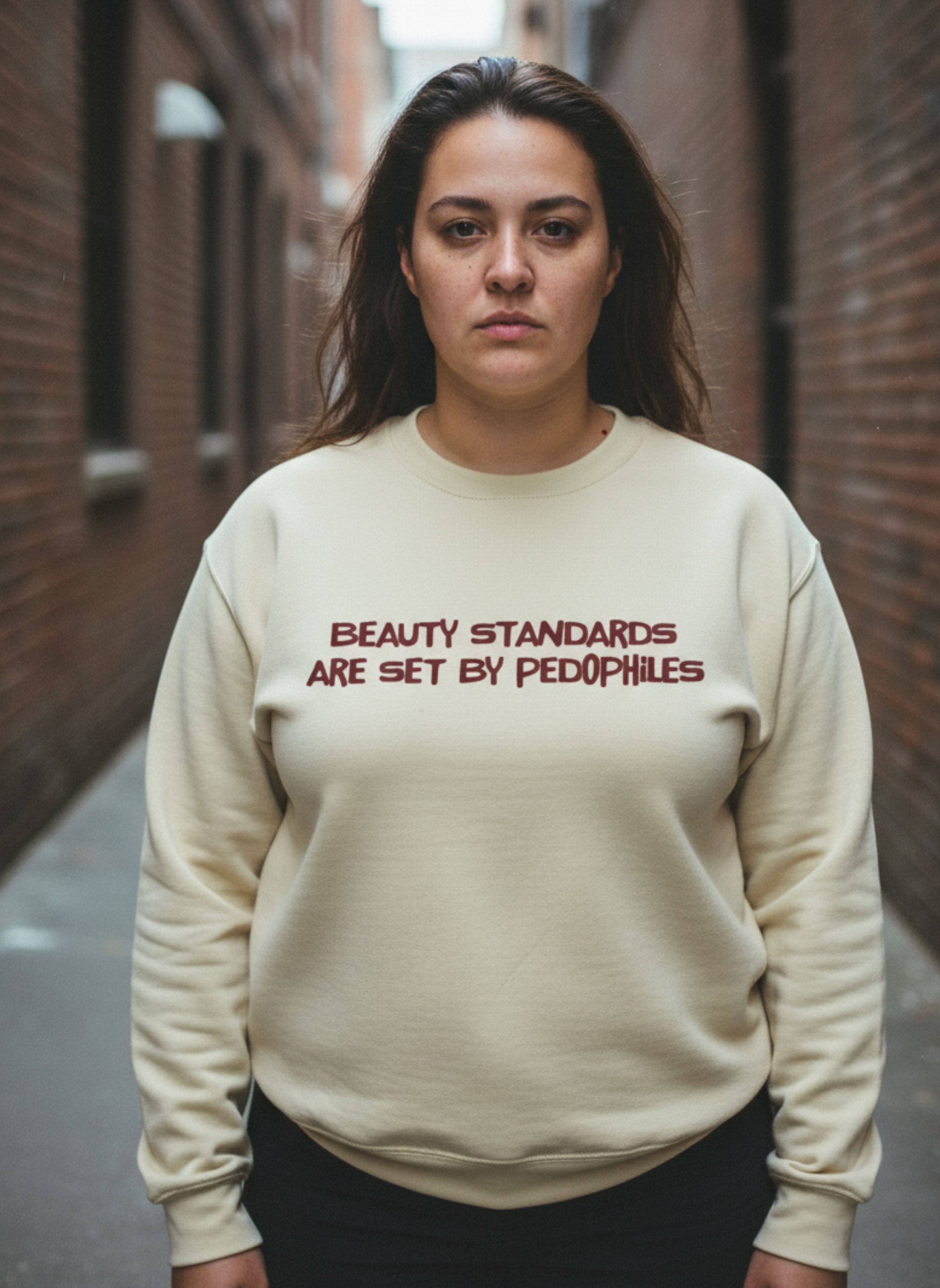 Beauty Standards Are Set By Pedophiles, Crewneck