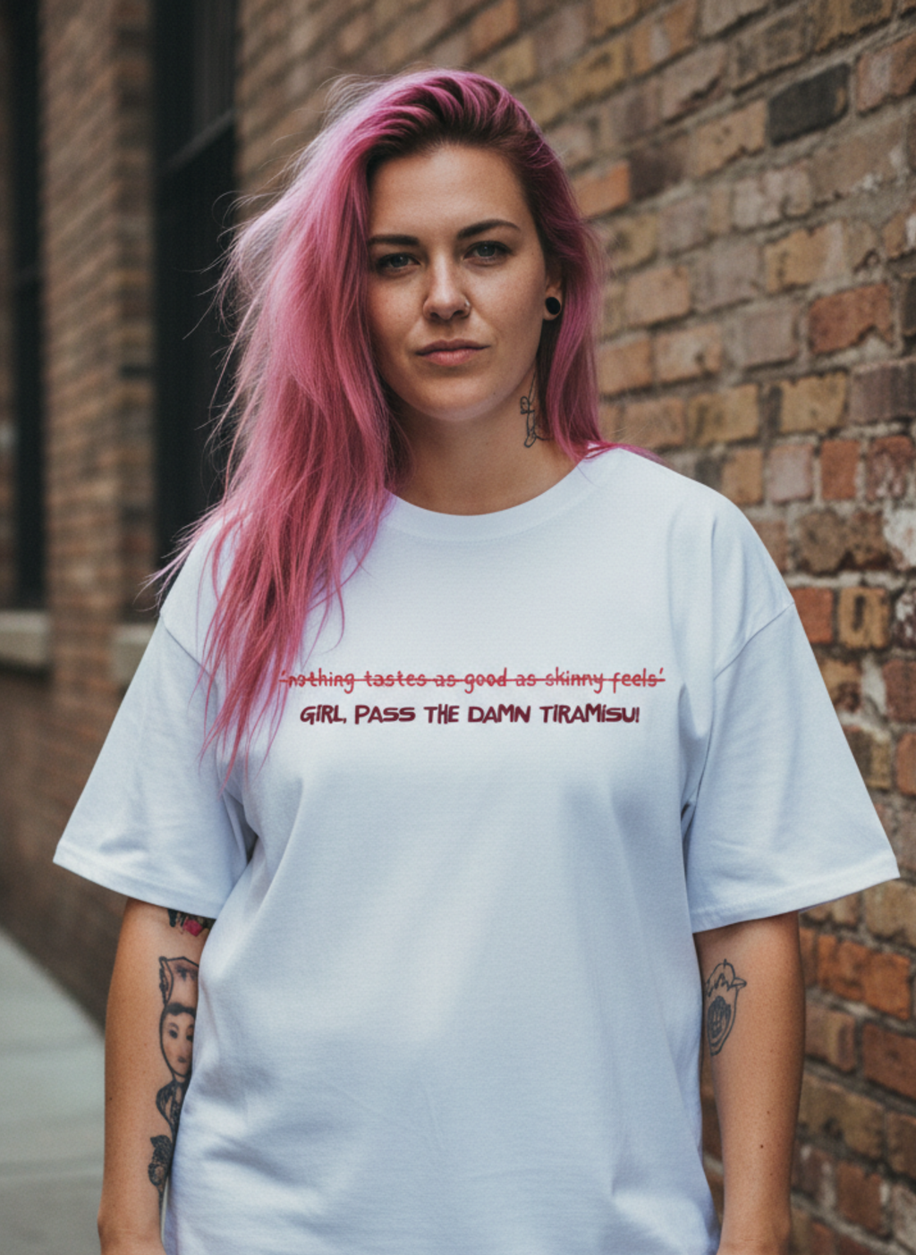 Pass The Damn Tiramisu, Relaxed Street Tee