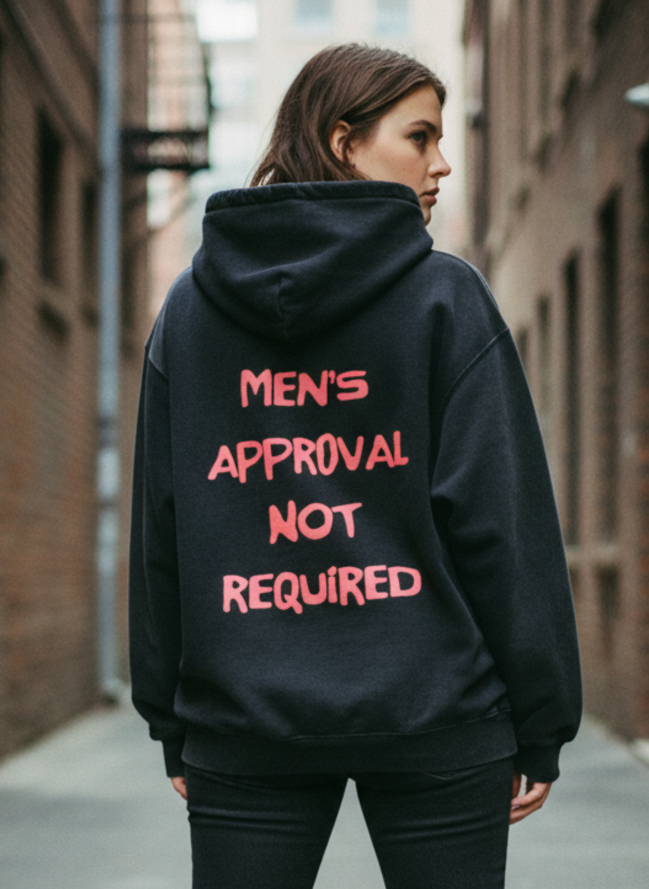 Men's Approval Not Required, Sunfade Oversized Hoodie