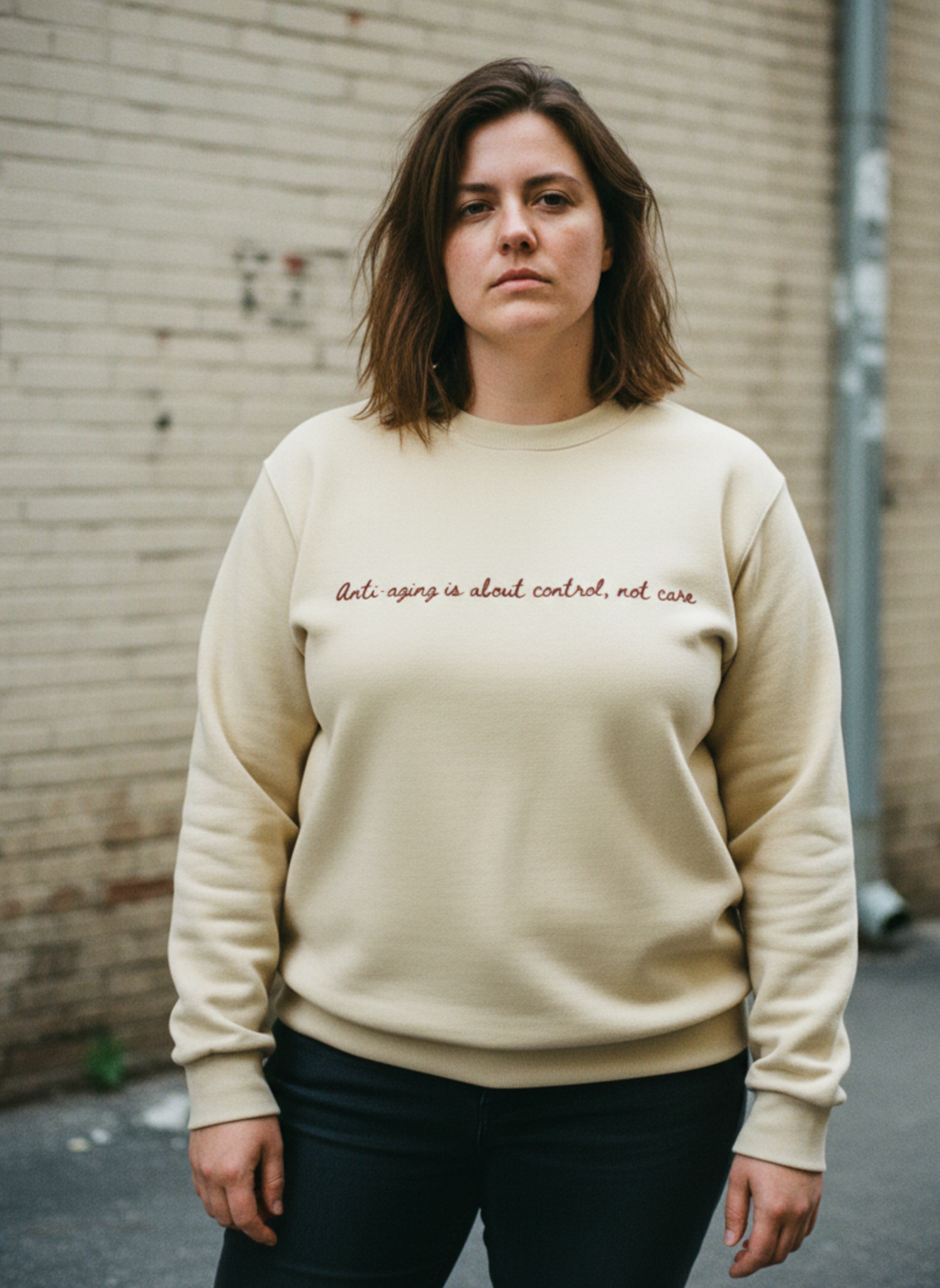 Anti-Aging Is About Control, Crewneck