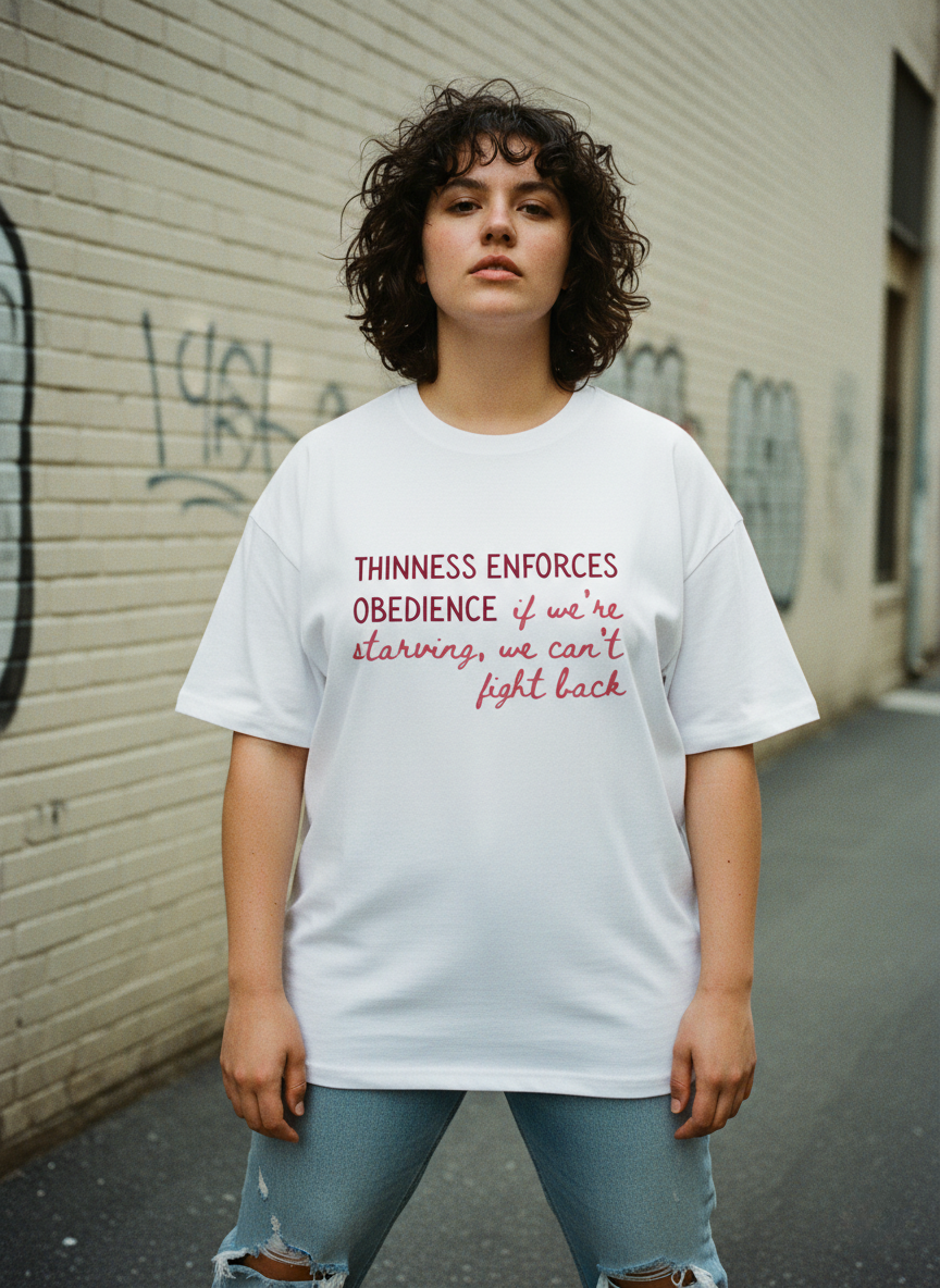 Thinness Enforces Obedience, Relaxed Street Tee