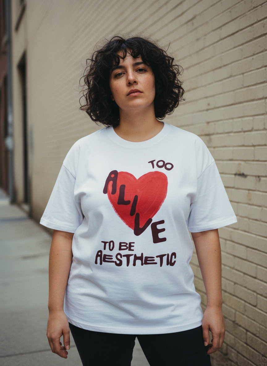 Too Alive To be Aesthetic, Relaxed Street Tee