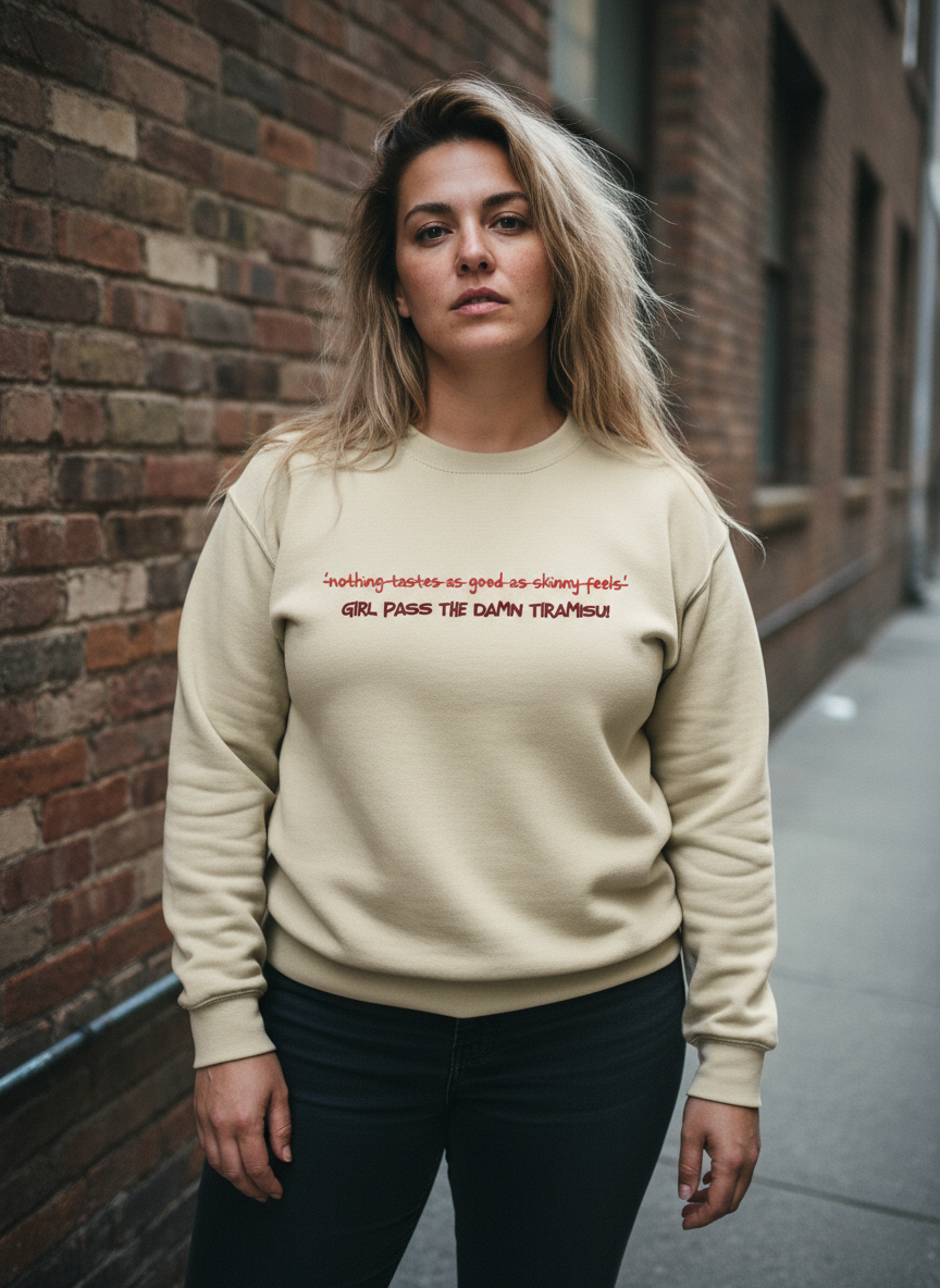Pass The Damn Tiramisu, Crewneck