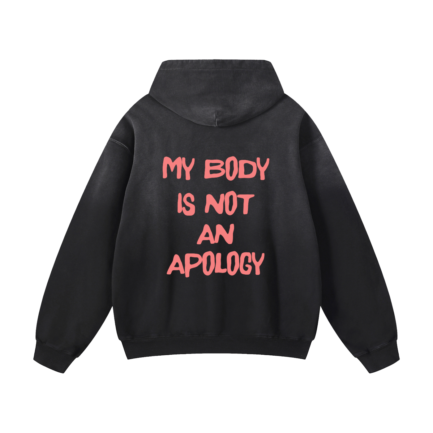 My Body Is Not An Apology, Sunfade Oversized Hoodie