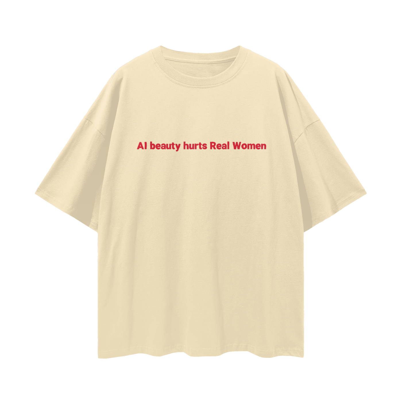 AI Beauty Hurts Real Women, Relaxed Street Tee