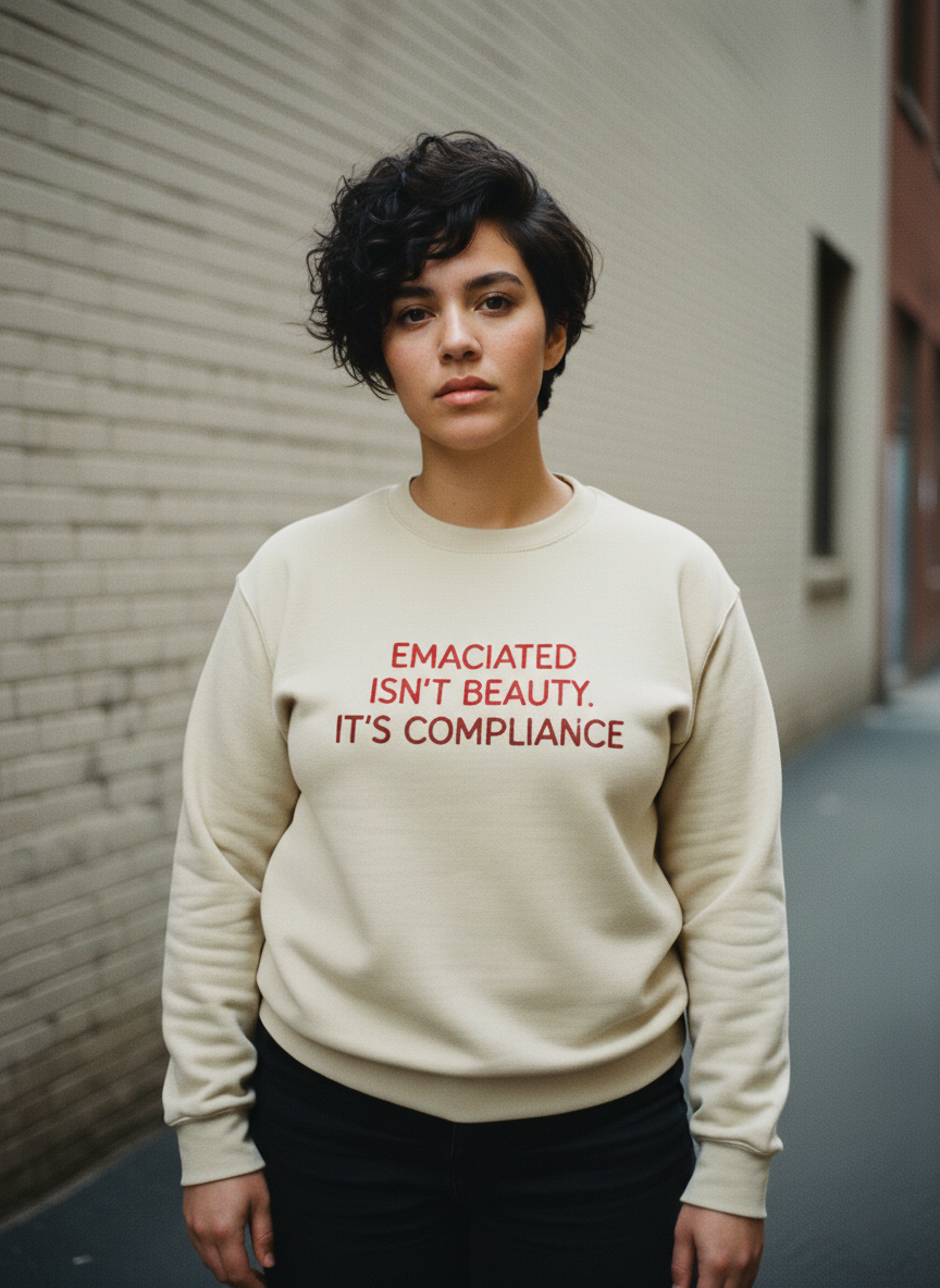 Emaciated Isn't Beauty, Crewneck